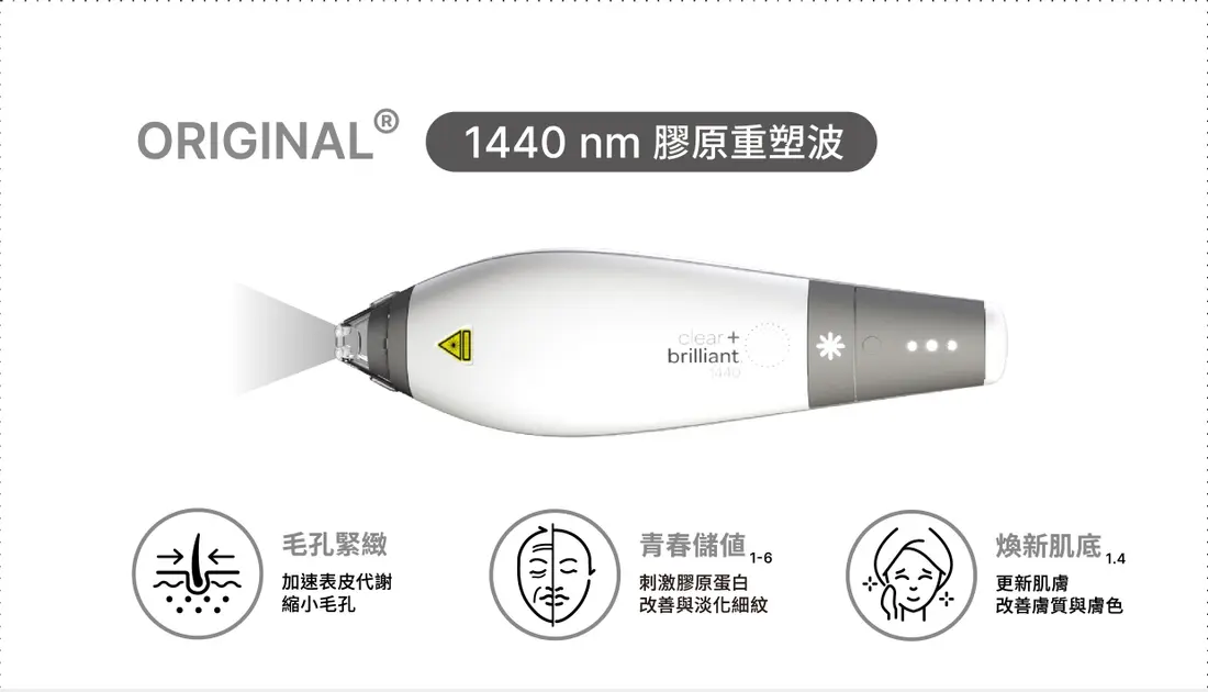 鳳凰光 ORIGINAL 1440nm 手把與三項特色